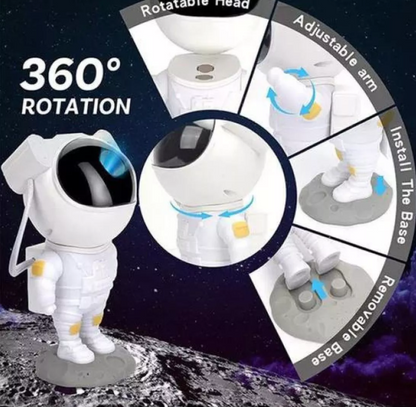 Proyector Astronauta De Galaxia Grande