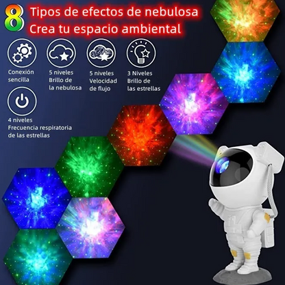 Proyector Astronauta De Galaxia Grande
